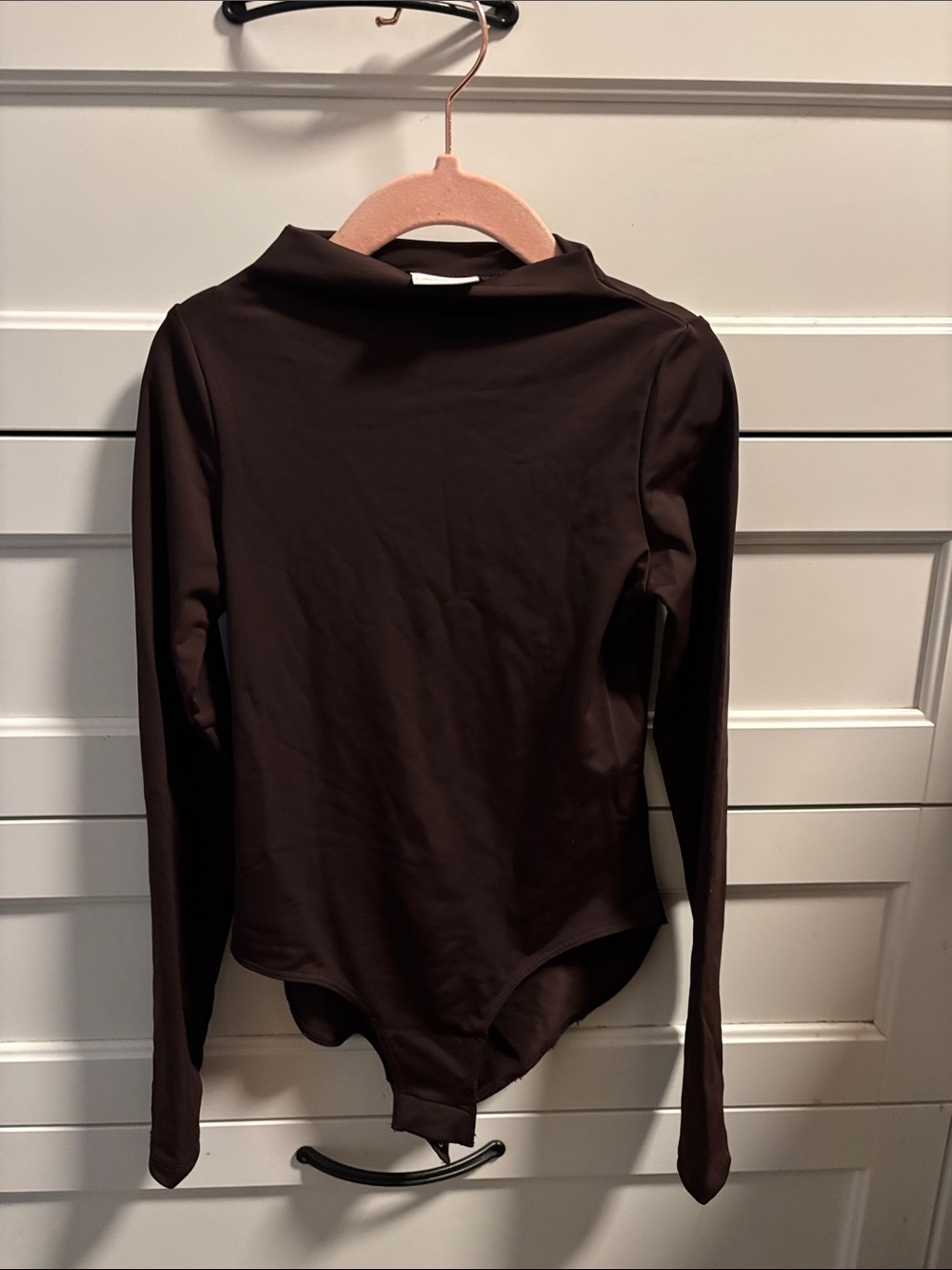 Zara Kids Long Sleeve Brown Bodysuit